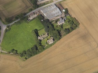Oblique aerial view of the castle taken from the SW.