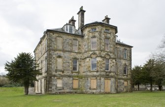 View of the North-Eastern elevation of Cumbernauld House, Cumbernauld, taken from the East-North-East.