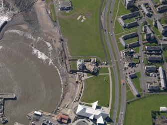 Oblique aerial view of the lighthouse, taken from the NE.