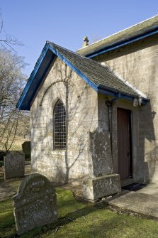 Porch, view from SE