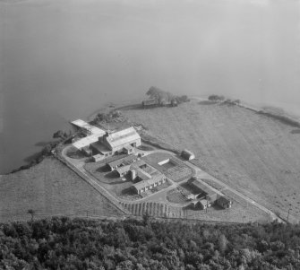 Gibb Hill RAF Air Sea Rescue Base, Kirkcudbright.  Oblique aerial photograph taken facing south-east.