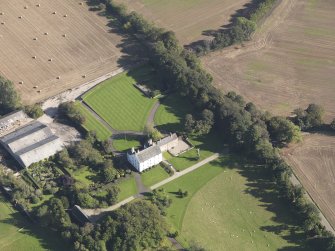 Oblique aerial view of Gallery Laird's House, taken from the WNW.