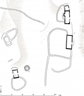 RCAHMS publication illustration; Plan of Ardnagave farmstead.