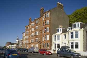 View of 17 and 17A Battery Place, Rothesay, Bute, from W