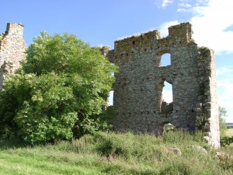 Conzie Castle: viewed from NW