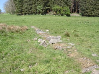 Rothiemay Castle: stone field drain in the castle grounds