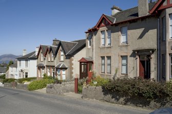 View of 5, 7, 9, 11, 13 and 15 Ardmory Road, Ardbeg, Rothesay, Bute, from SW