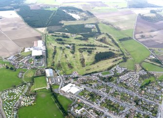 Oblique aerial view of Scotscraig Golf Course, taken from the N.