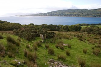 General view of Glenvoidean cairn, from the N. 