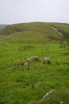 View of southern cairn, taken from the WSW.