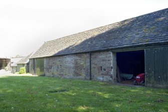 North range of courtyard from north west.