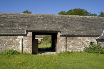 Home farm, entrance to courtyard from east.