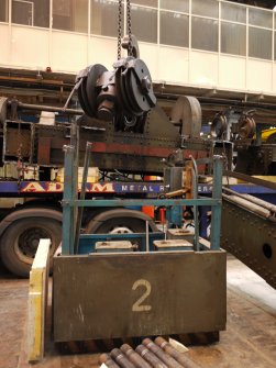Interior. Main Range. Crane 2 demolition. Operator's cab.