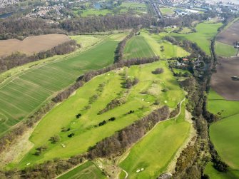 Oblique aerial view of Kirkcaldy Golf Course, taken from the SW.