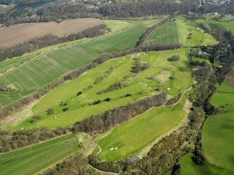 Oblique aerial view of Kirkcaldy Golf Course, taken from the S.