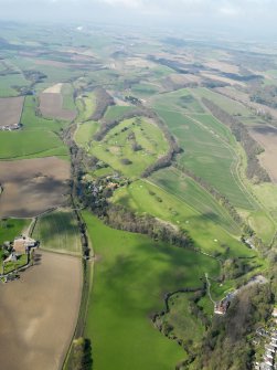 General oblique aerial view of Kirkcaldy Golf Course, taken from the ESE.