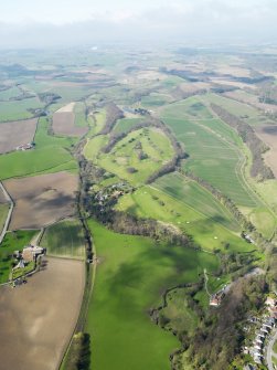 General oblique aerial view of Kirkcaldy Golf Course, taken from the E.