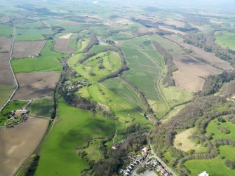 General oblique aerial view of  Kirkcaldy Golf Course, taken from the E.