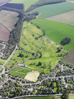 Oblique aerial view of Cupar Golf Course, taken from the W.