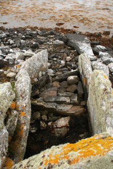 View of chamber from WNW.
Geirsclett, North Uist