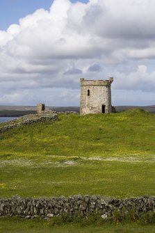 Tower on remains of broch, view from E