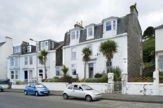 View of 9, 10 and 11 Argyle Place, Rothesay, Bute, from NE