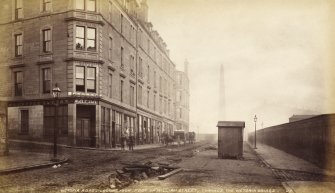Victoria Road, looking  from foot of William Street, towards the Victoria Bridge, Dundee showing the Coffee Tavern
