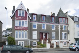 View of 6 and 7 Argyle Place, Rothesay, Bute, from E