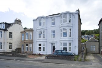 View of 5 Argyle Place, Rothesay, Bute, from ENE