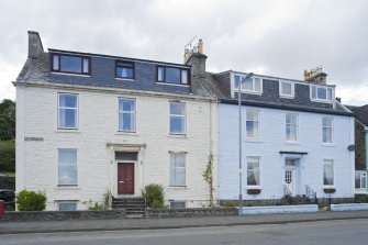 View of 1 and 2 Argyle Place, Rothesay, Bute, from E