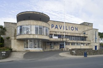View of Rothesay Pavilion, Argyle Street, Rothesay, Bute, from E
