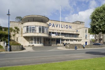 View of Rothesay Pavilion, Argyle Street, Rothesay, Bute, from ESE