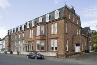 View of 1-5 Marine Court, Argyle Street, Rothesay, Bute, from NE