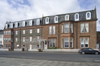 View of 1-5 Marine Court, Argyle Street, Rothesay, Bute, from ENE