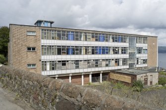 View of Rothesay Academy, Academy Road, Rothesay, Bute, from S