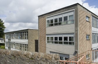 View of Rothesay Academy, Academy Road, Rothesay, Bute, from S