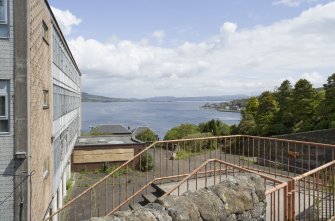 View of Rothesay Academy, Academy Road, Rothesay, Bute, from SW