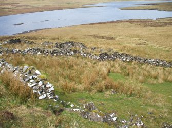 Armishader: sheepfold, looking N towards Loch Leathan