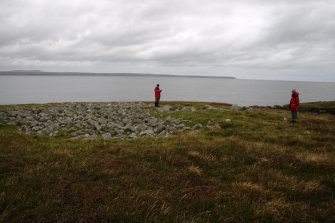 View of cairn from SSW.