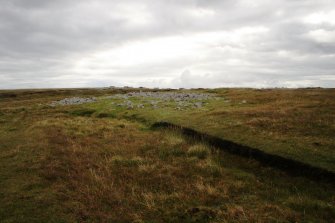 View of cairn from WNW.