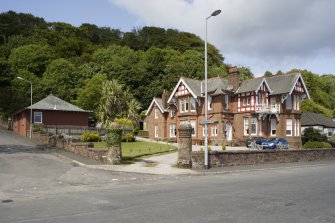 General view of 24 Craigmore Road, Craigmore, Rothesay, Bute, from SE