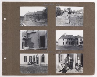 Six album photographs showing the construction of Addistoun House and family life
Page titled: 'Summer 1938'
PHOTOGRAPH ALBUM NO.145: ADDISTOUN