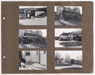Six album photographs showing removal van at 11 Midmar Gardens, the 'cleaning party and Addistoun House.
Page titled: 'March 1939 - the Flitting'.
PHOTOGRAPH ALBUM NO.145: ADDISTOUN