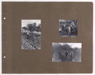 Three album photographs showing farming at Addistoun House.
PHOTOGRAPH ALBUM NO.145: ADDISTOUN