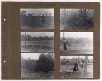 Six album photographs showing the 'Craters after the Addistoun Blitz, April 7th to 8th 1941'.
PHOTOGRAPH ALBUM NO.145: ADDISTOUN
