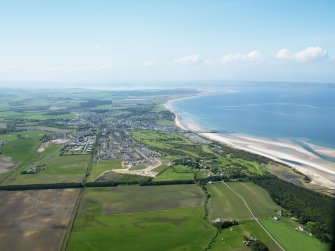 General oblique aerial view of Nairn, taken from the ENE.