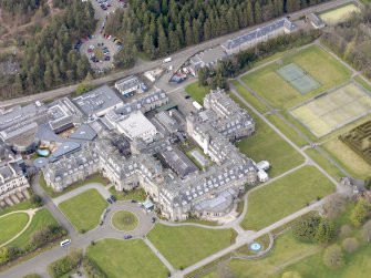 Oblique aerial view of Gleneagles Hotel, taken from the S.
