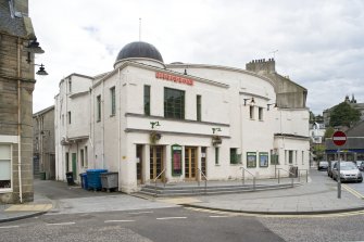 View of The Hippodrome, 10 Hope Street, Bo'ness, taken from the North-West. This photograph was taken as part of the Bo'ness Urban Survey to illustrate the character of the Town Centre Area of Townscape Character.