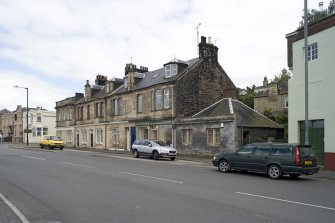 General street view showing 1-15 Corbiehall, Bo'ness, taken from the South-West. This photograph was taken as part of the Bo'ness Urban Survey to illustrate the character of the Corbiehall and Snab Area of Townscape Character.
