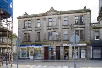 View of 54-60 South Street, Bo'ness, taken from the North. This photograph was taken as part of the Bo'ness Urban Survey to illustrate the character of the Town Centre Area of Townscape Character.